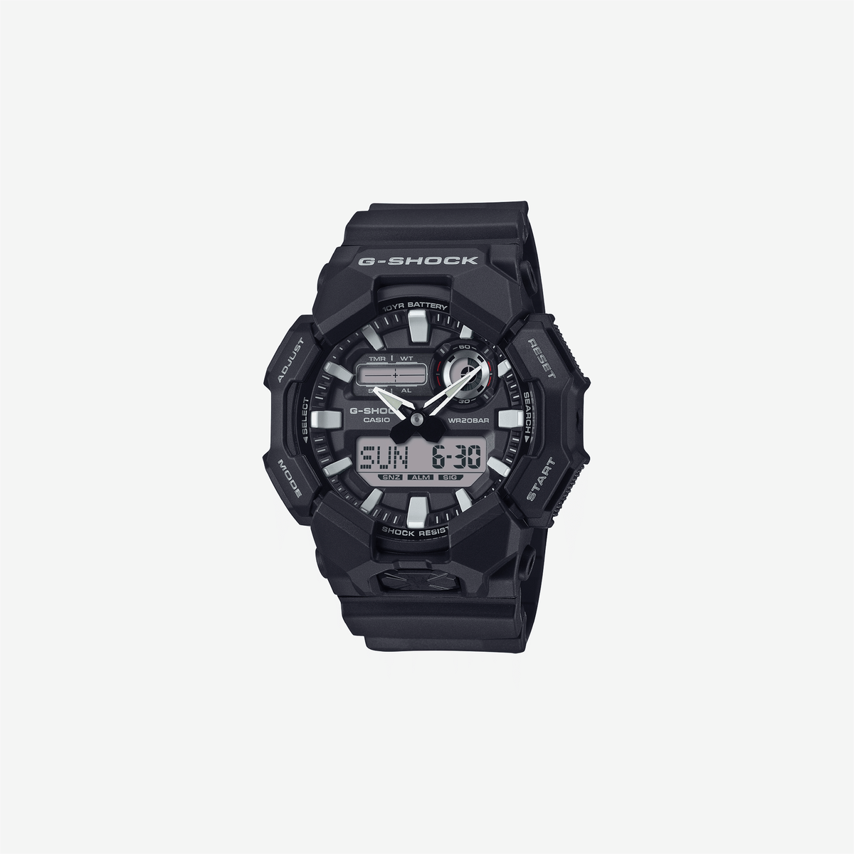 Casio G-Shock GA-010-1ADR Quartz Black Dial Analog-Digital Resin Watch