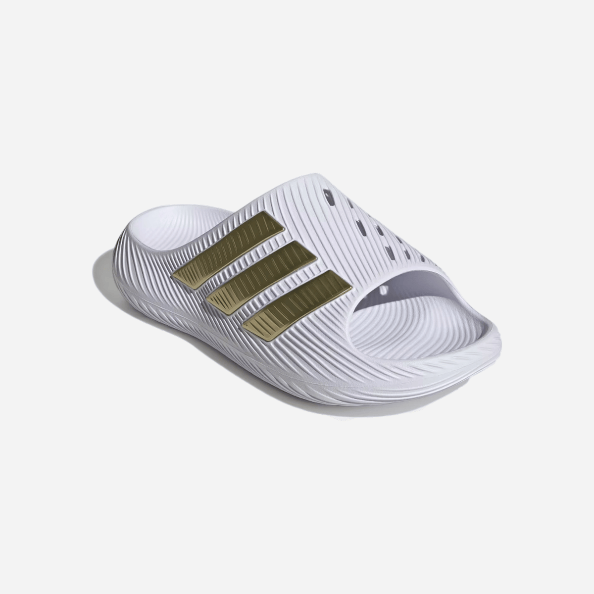 Adidas Purechill Slides White Gold Metallic