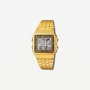 Casio Vintage A500WGA-9DF Quartz Gold Dial Digital Stainless Steel Watch