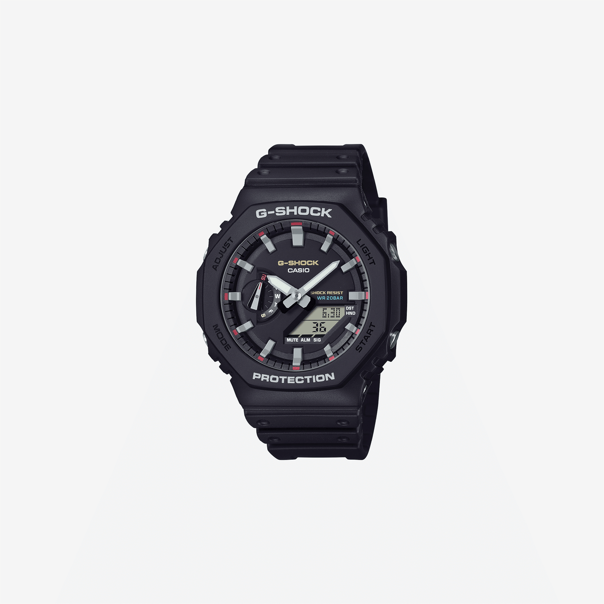Casio G-Shock GA-2100RL-1ADR Quartz Black Dial Analog-Digital Resin Watch