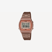 Casio Vintage B640WCG-5DF Quartz Rose Gold Dial Digital Stainless Steel Watch