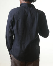 Calvin Klein Black & Grey Colourblocked Shirt (L)