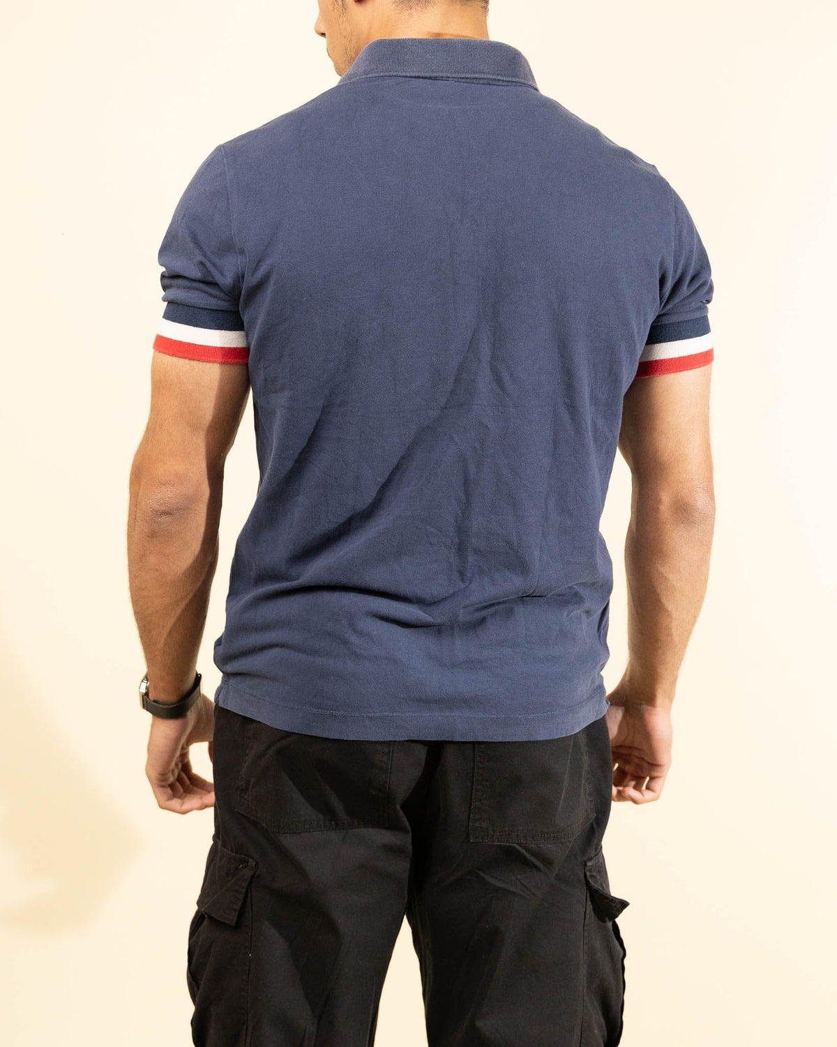 Moncler Logo-Patch Polo T-Shirt (XL)
