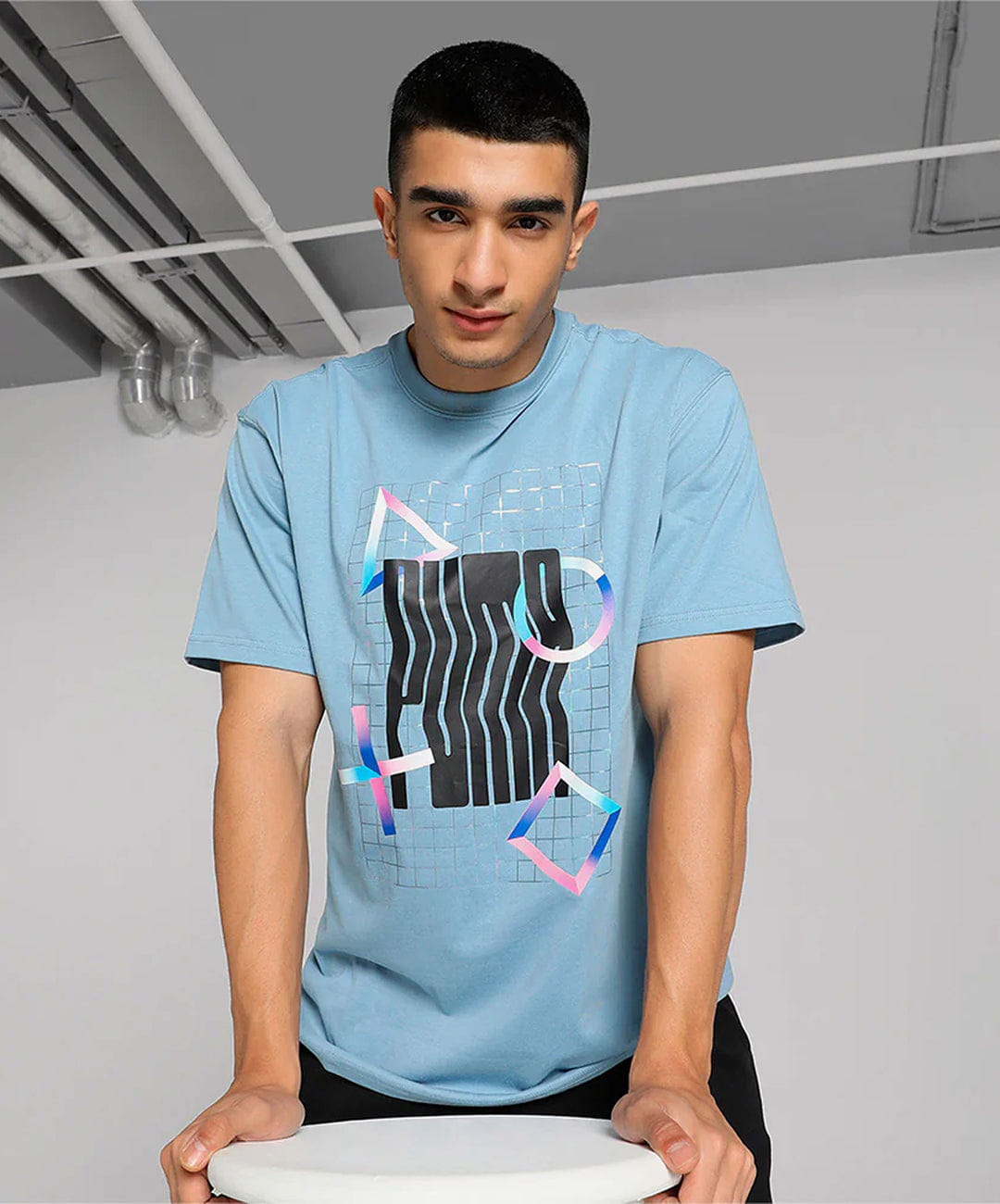 Puma x PLAYSTATION T-Shirt { ZEN BLUE