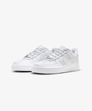 Nike AIR FORCE 1 LE (GS) "WHITE/WHITE/WHITE"