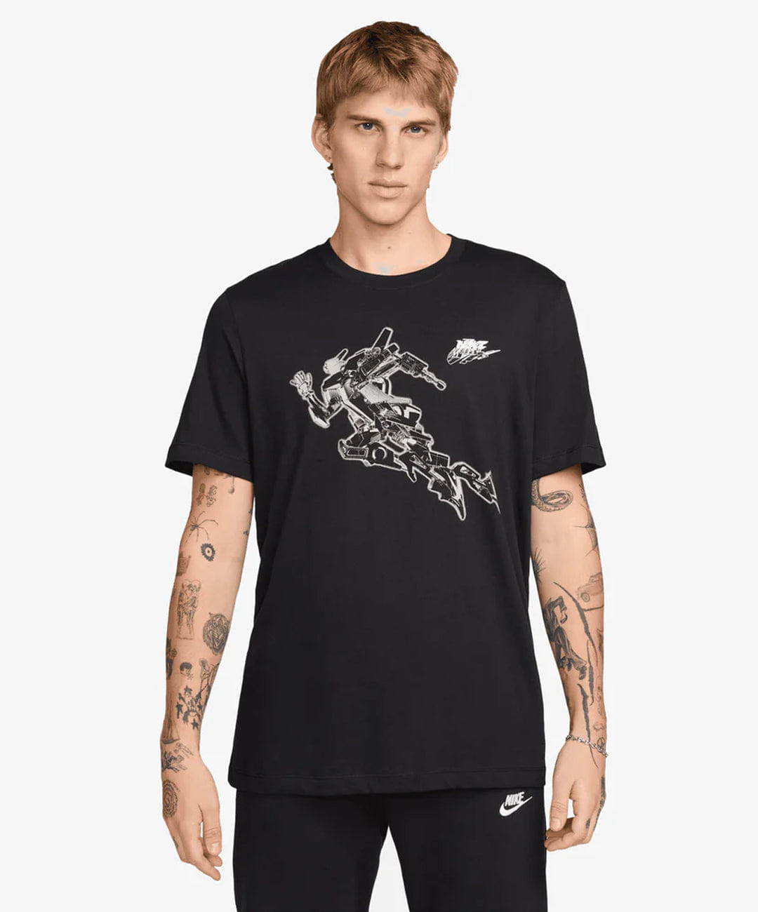 NIKE AS M NSW T-Shirt LBR SSNL CLUB { BLACK