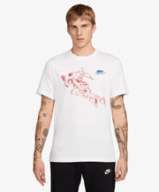 NIKE AS M NSW T-Shirt LBR SSNL CLUB { WHITE