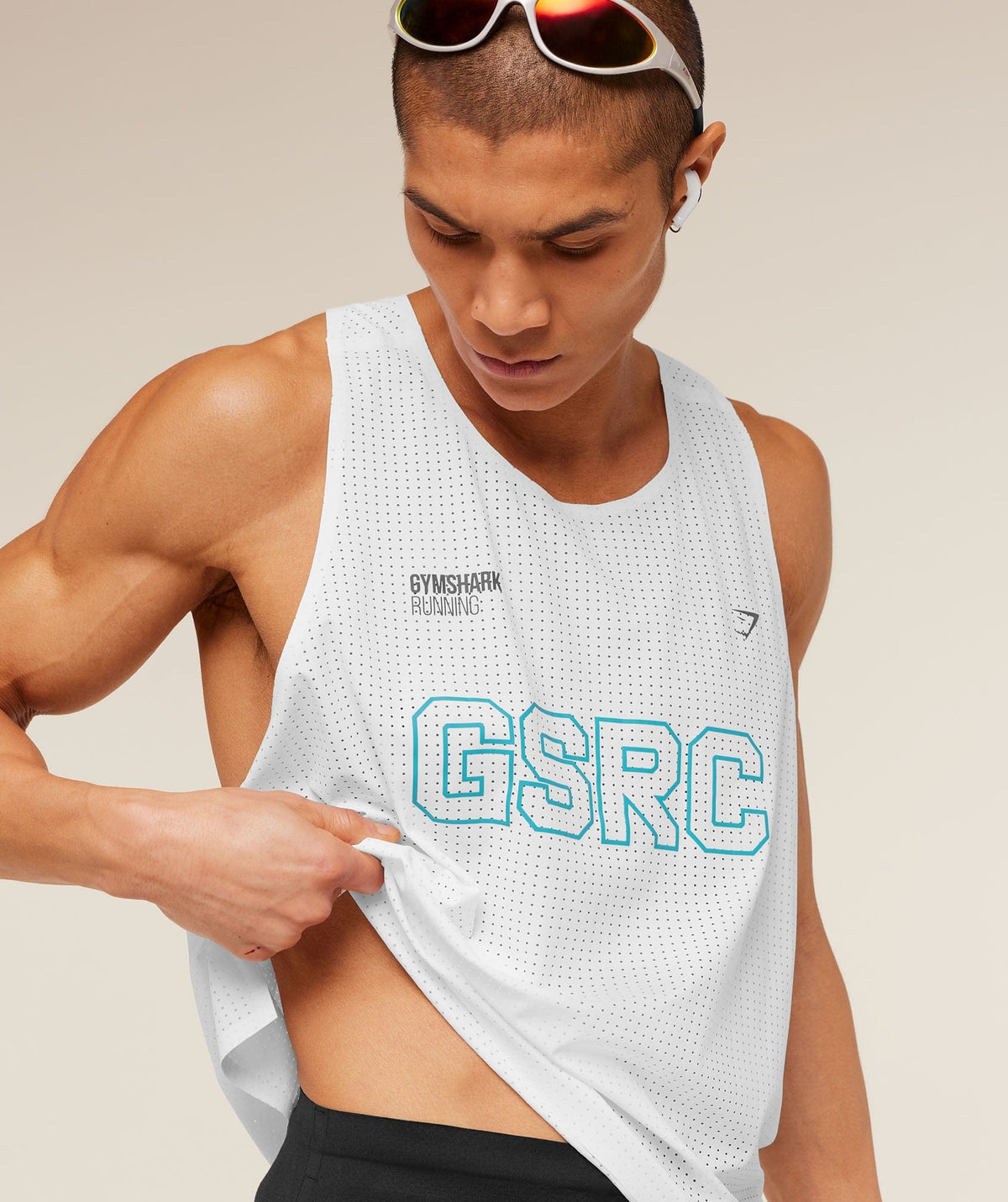 Gymshark Running Elite Race Vest White