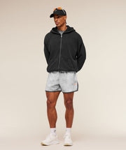 Gymshark Conditioning Club Washed Zip Through Hoodie Black