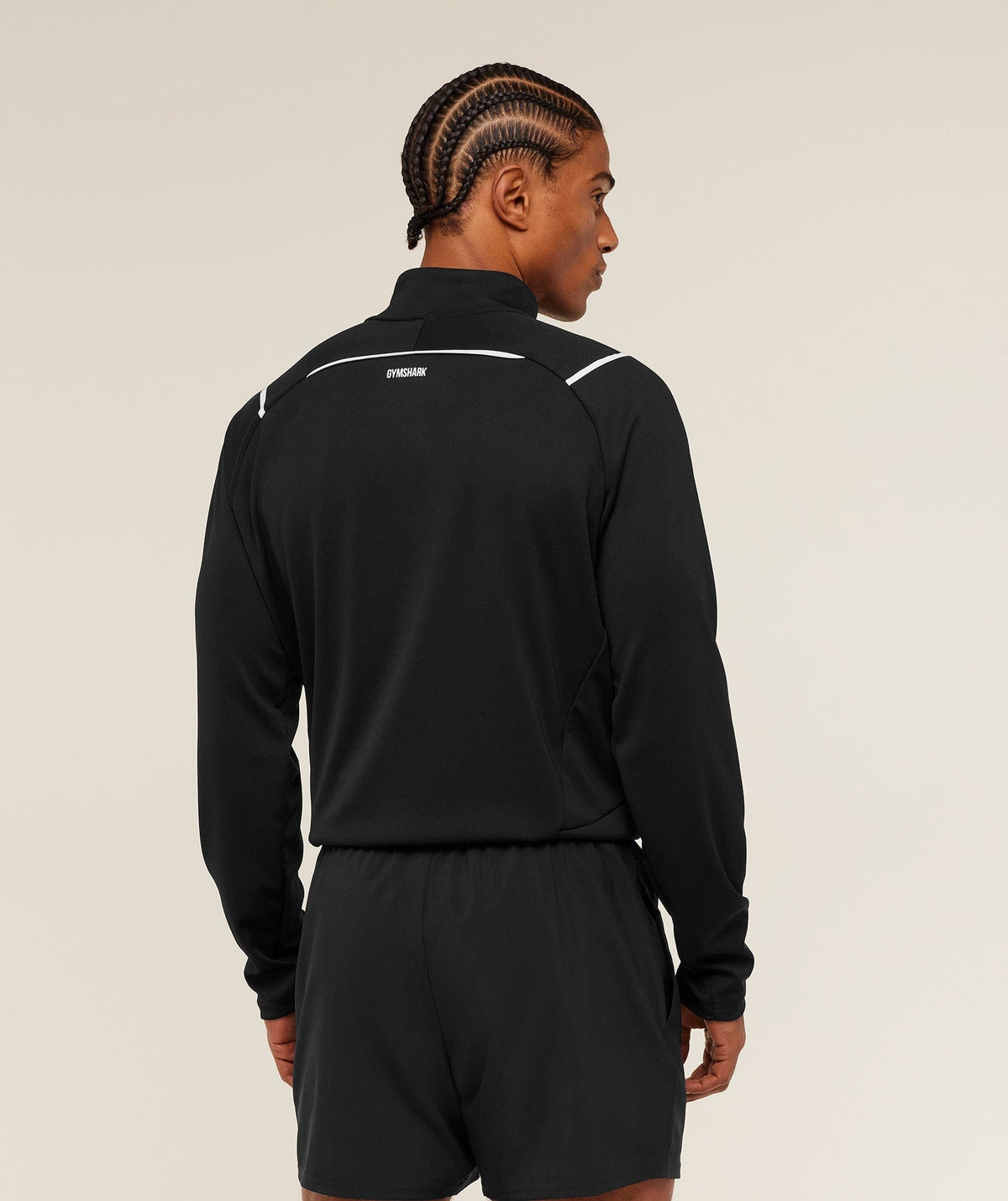 Gymshark Arrival Contrast 1/4 Zip Black