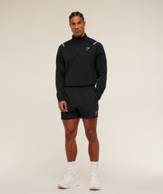 Gymshark Arrival Contrast 1/4 Zip Black