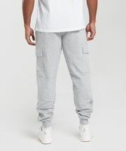 Gymshark Rest Day Essentials Cargo Joggers Light Grey Core Marl