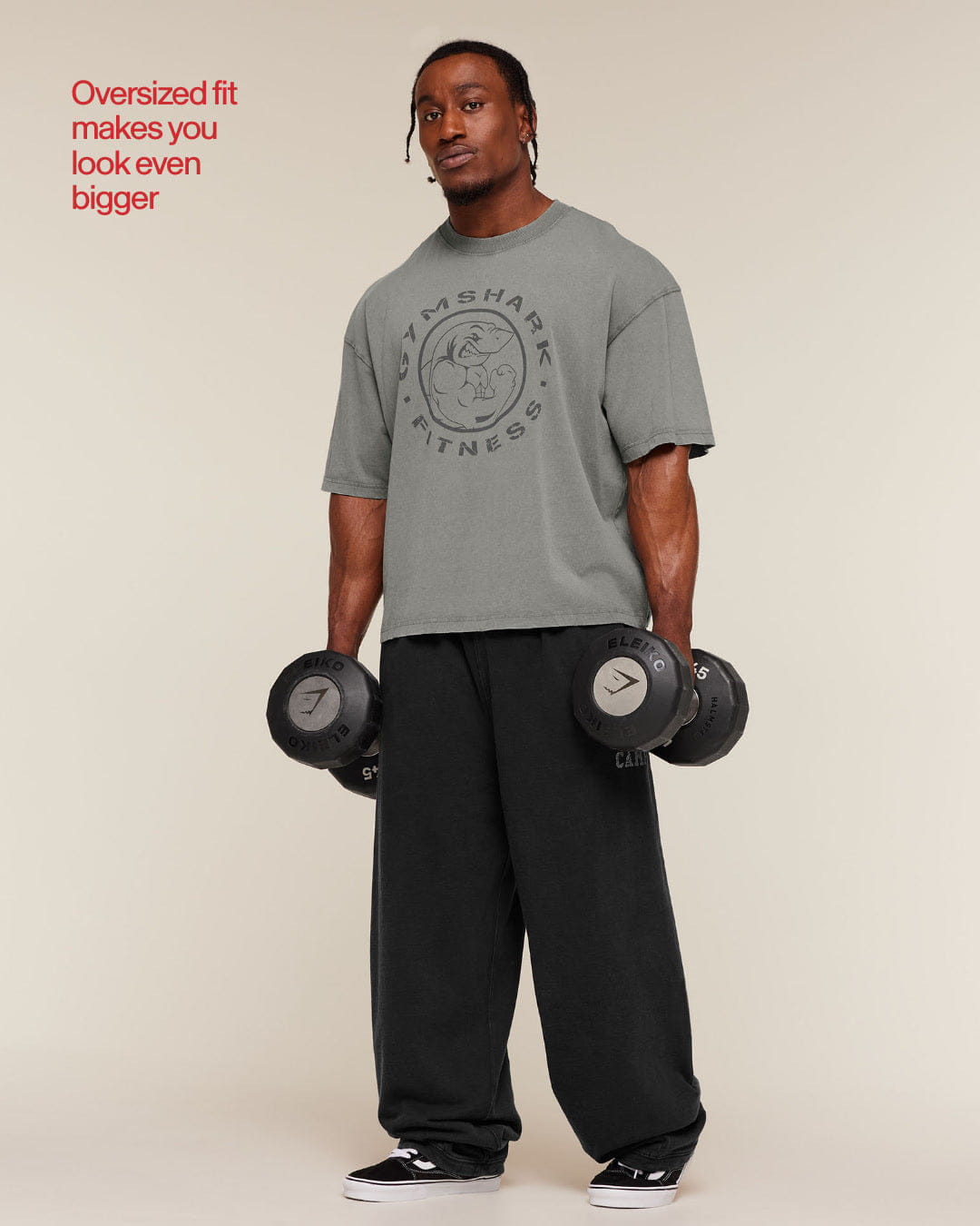Gymshark Vintage Legacy T-Shirt Ash Grey