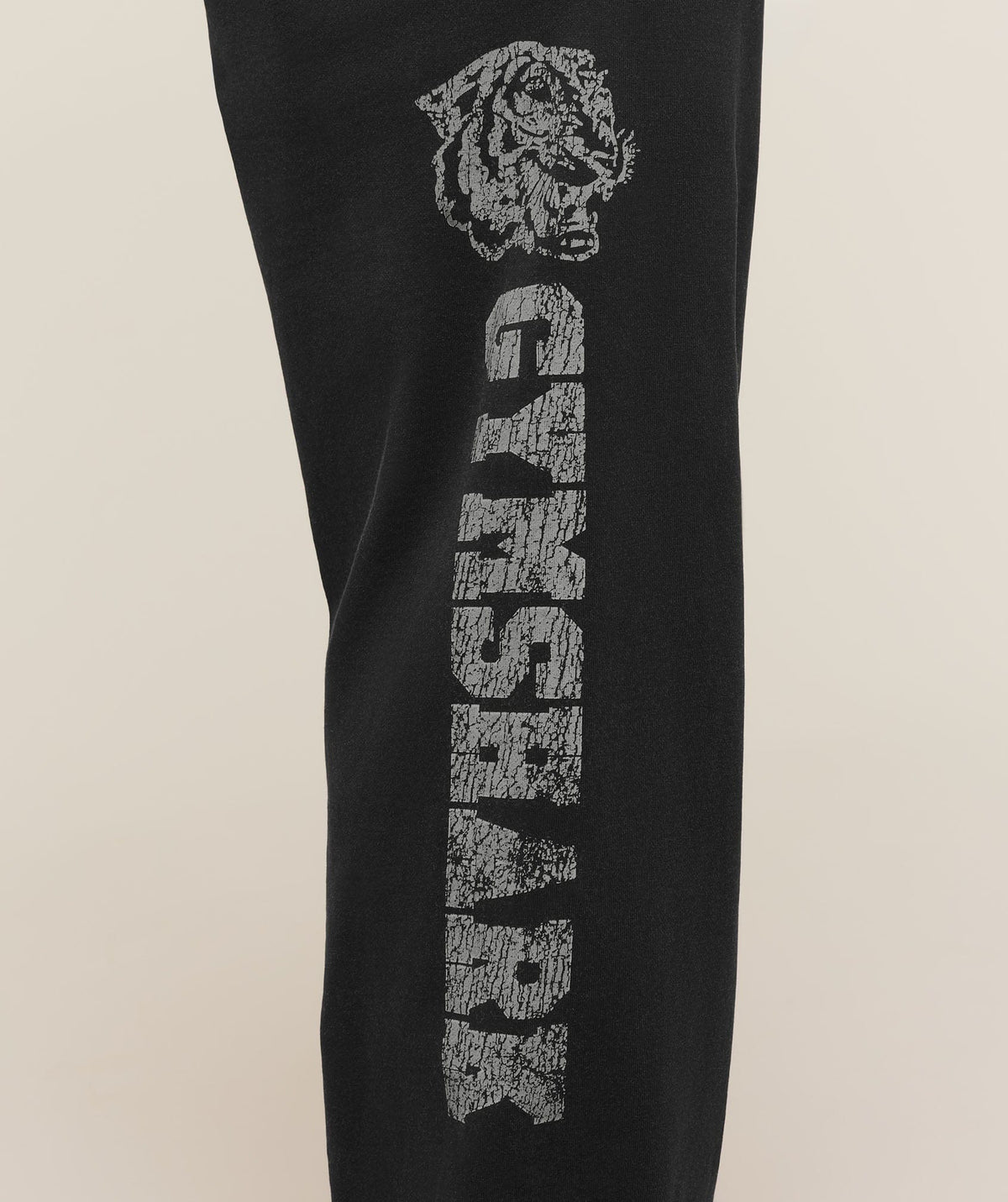 Gymshark Retro Collegiate Graphic Wide Leg Pants Black