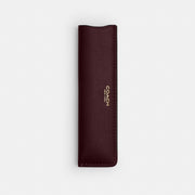 Coach Comb With Sleeve Brass Merlot