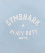 Women's Gymshark Logo Duffle Bag Chilled Blue