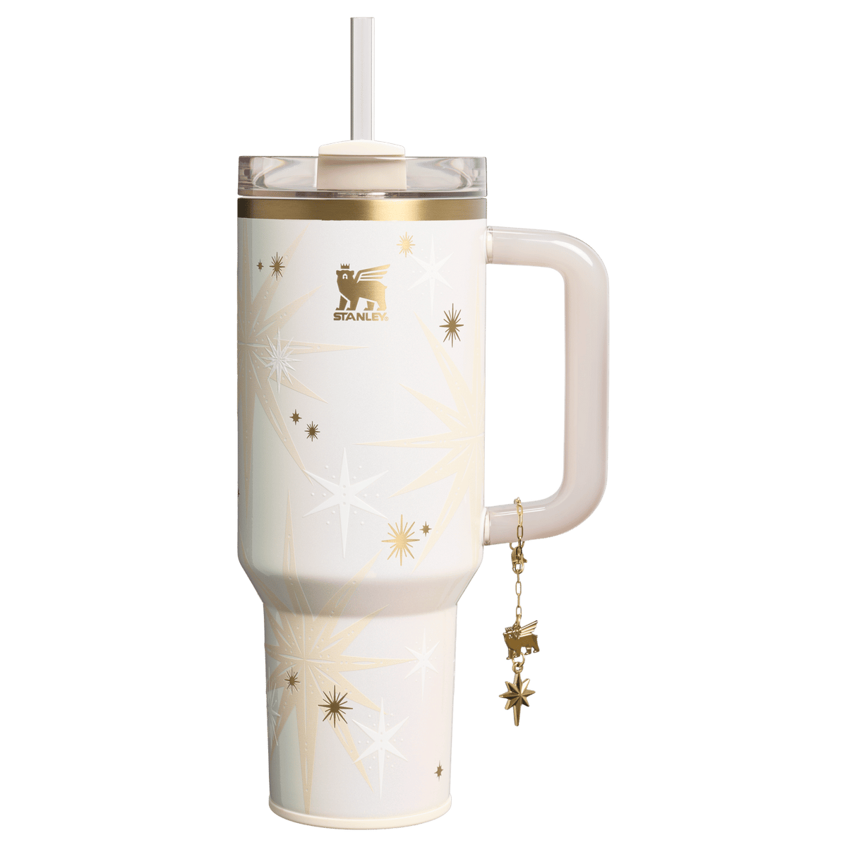 Stanley The Quencher Luxe H2.0 FlowState Tumbler | 40 OZ Starlight Shimmer