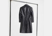 Restored Embellished Leather Coat