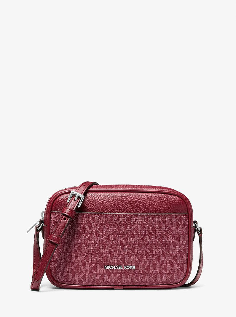 Jet Set Travel Small Signature Logo Camera Crossbody Bag