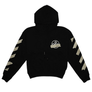 Off-White Tape Arrows Over Hoodie Black/Beige
