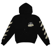 Off-White Tape Arrows Over Hoodie Black/Beige