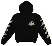 Off-White Tape Arrows Over Hoodie Black/Beige