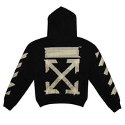 Off-White Tape Arrows Over Hoodie Black/Beige