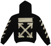Off-White Tape Arrows Over Hoodie Black/Beige