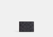 Compact Billfold Wallet In Signature Canvas