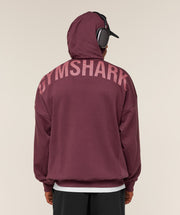 Gymshark Power Oversized Hoodie GS Impact Burgundy