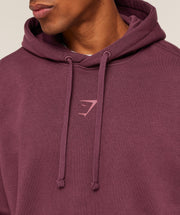 Gymshark Power Oversized Hoodie GS Impact Burgundy