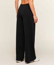 Women's Gymshark Lightweight Wide Leg Pants Regular Black