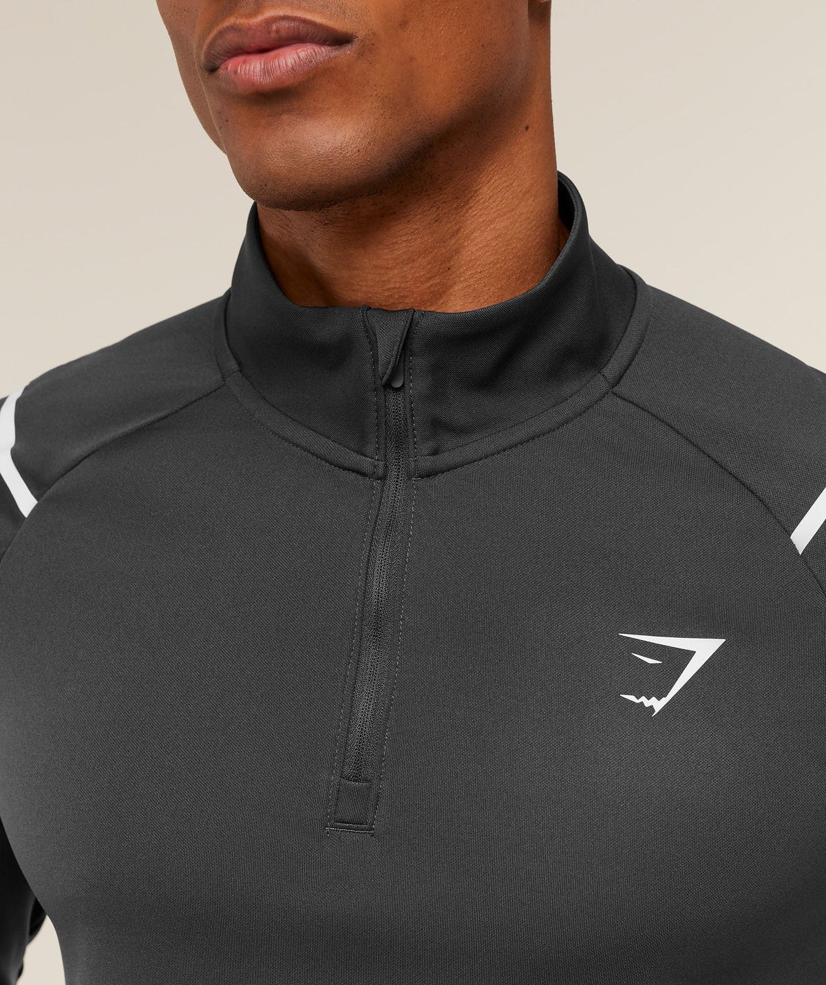 Gymshark Arrival Contrast 1/4 Zip Grey