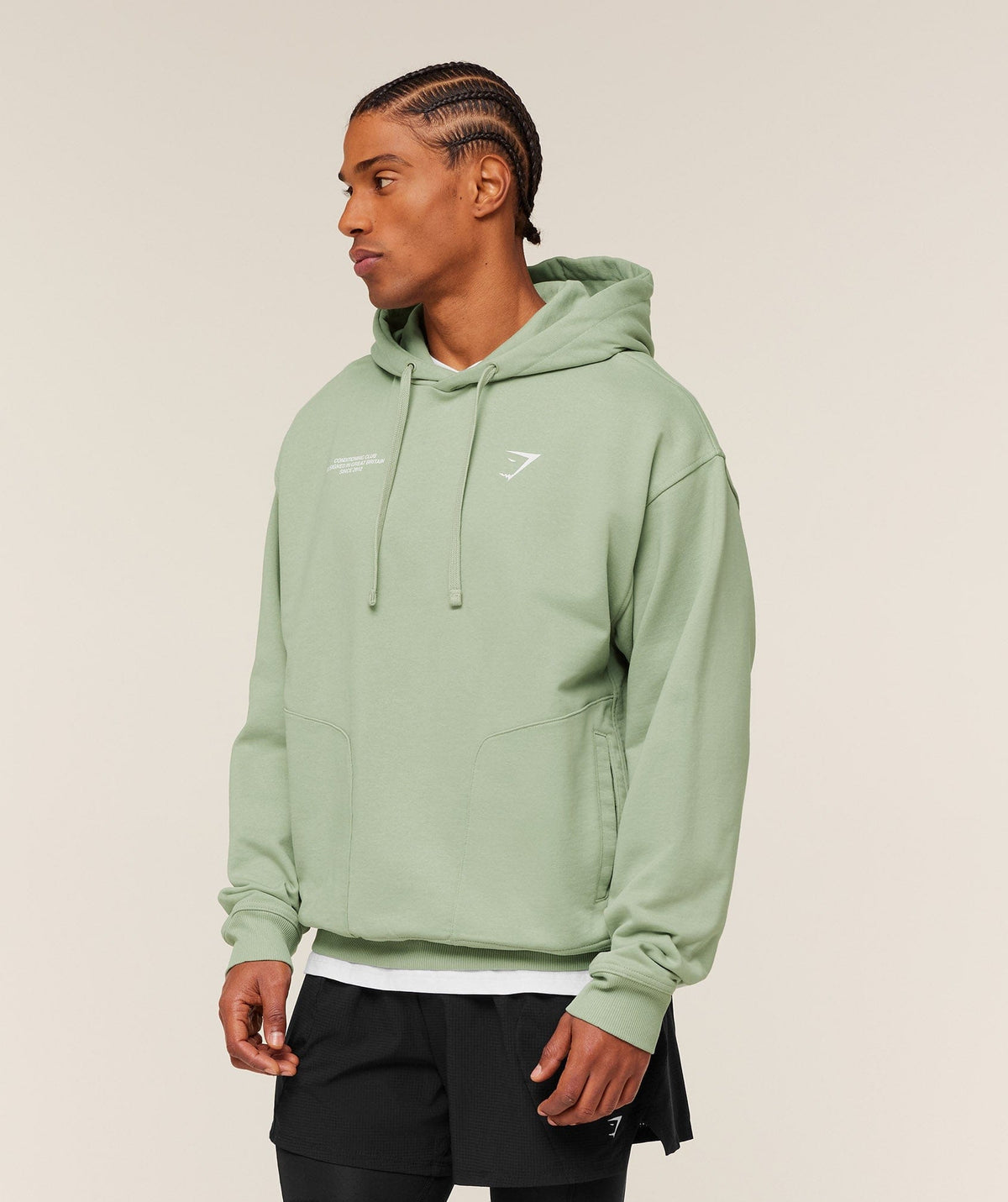 Gymshark Conditioning Club Hoodie GS Haze Green