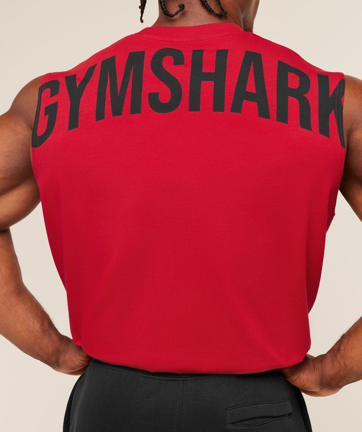 Gymshark Power Cut Off Tank Conditioning Red