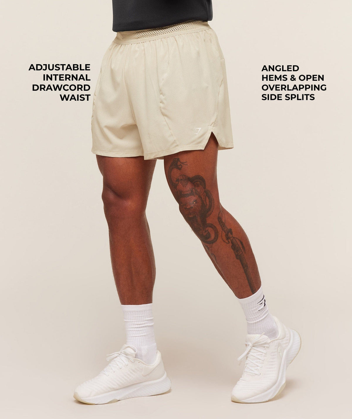 Gymshark Running 5" Shorts Pebble Grey