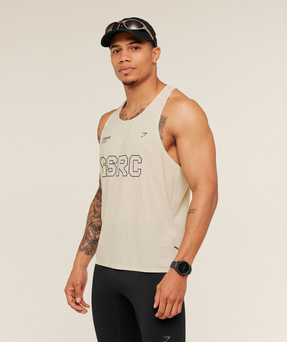 Gymshark Running Elite Race Vest Pebble Grey