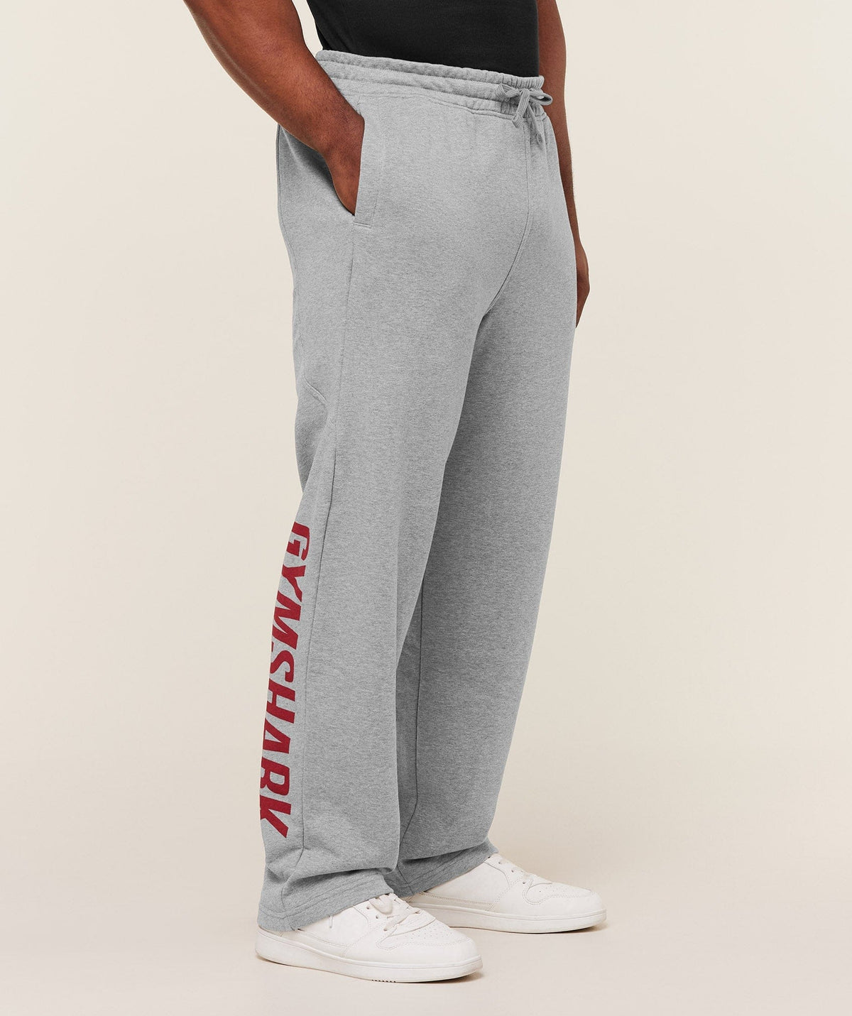 Gymshark Power Straight Leg Pants Charcoal Core Marl