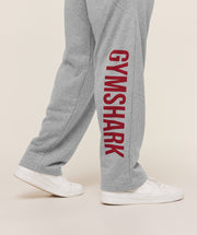 Gymshark Power Straight Leg Pants Charcoal Core Marl