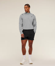 Gymshark Arrival Contrast 1/4 Zip Smokey Grey