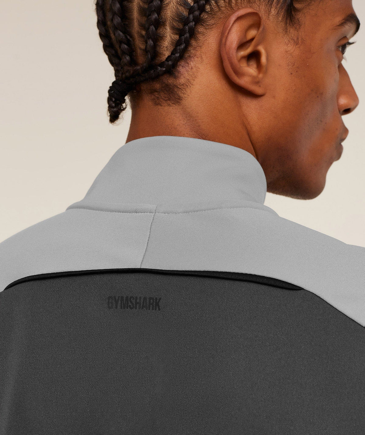 Gymshark Arrival Contrast 1/4 Zip Smokey Grey
