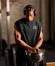 Gymshark Accent Capped Sleeve T-Shirt Black