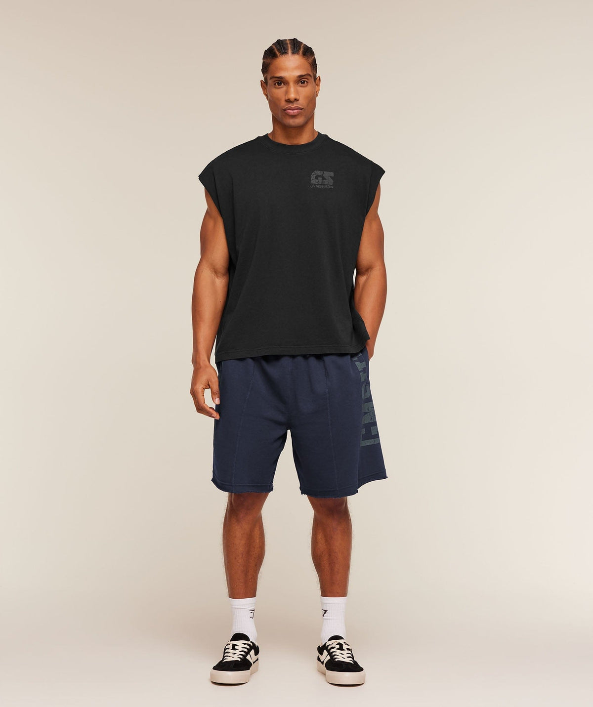 Gymshark Accent Capped Sleeve T-Shirt Black