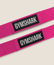 Women's Gymshark Silicone Lifting Straps Super-Set Pink