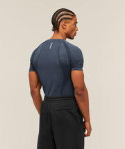 Gymshark Shadow Seamless T-Shirt Heavy Blue