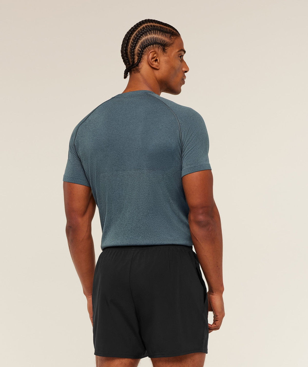 Gymshark Vital Seamless T-Shirt Iron Blue