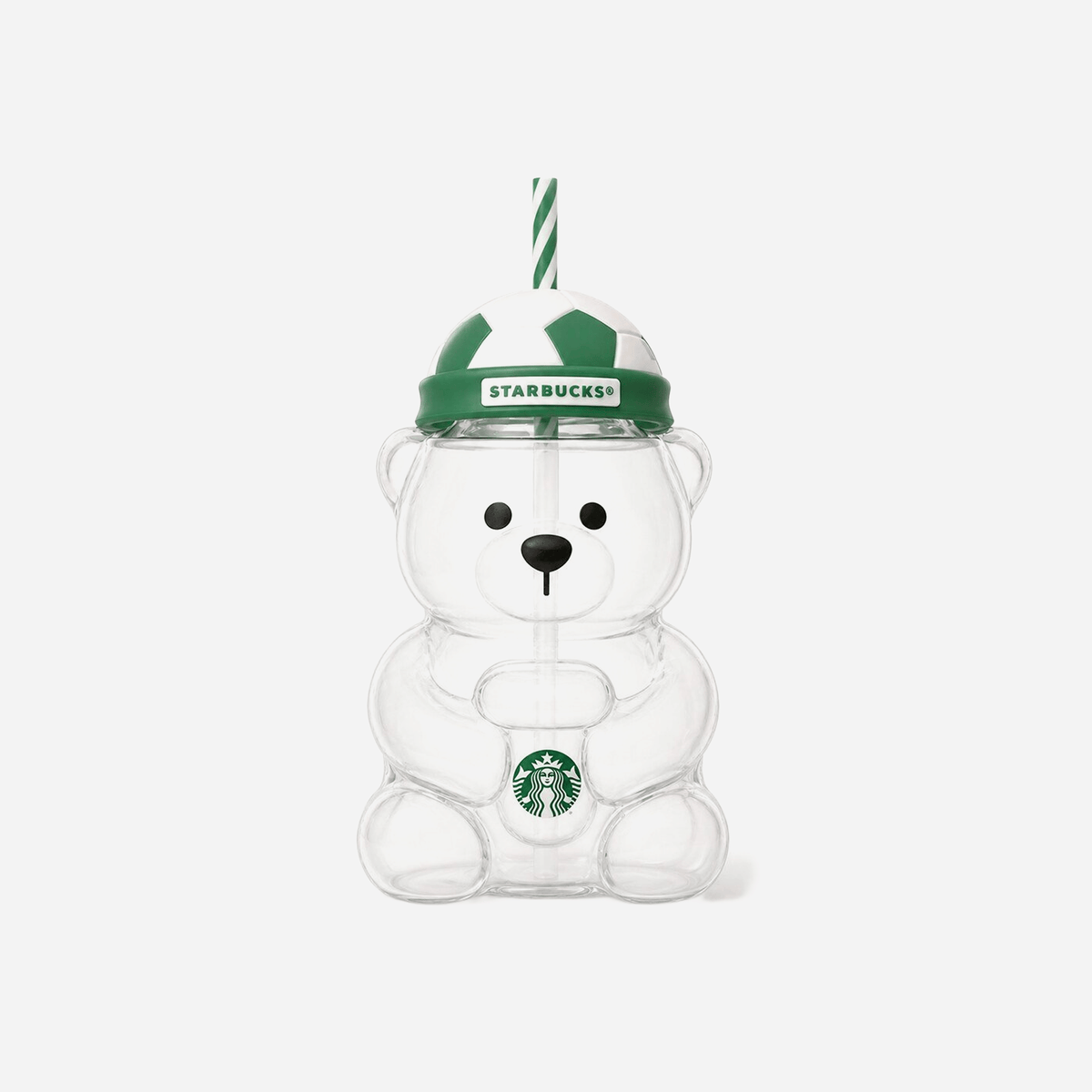 Starbucks x FIFA World Cup 2026 Bearista Bear Football Cap Glass Cup