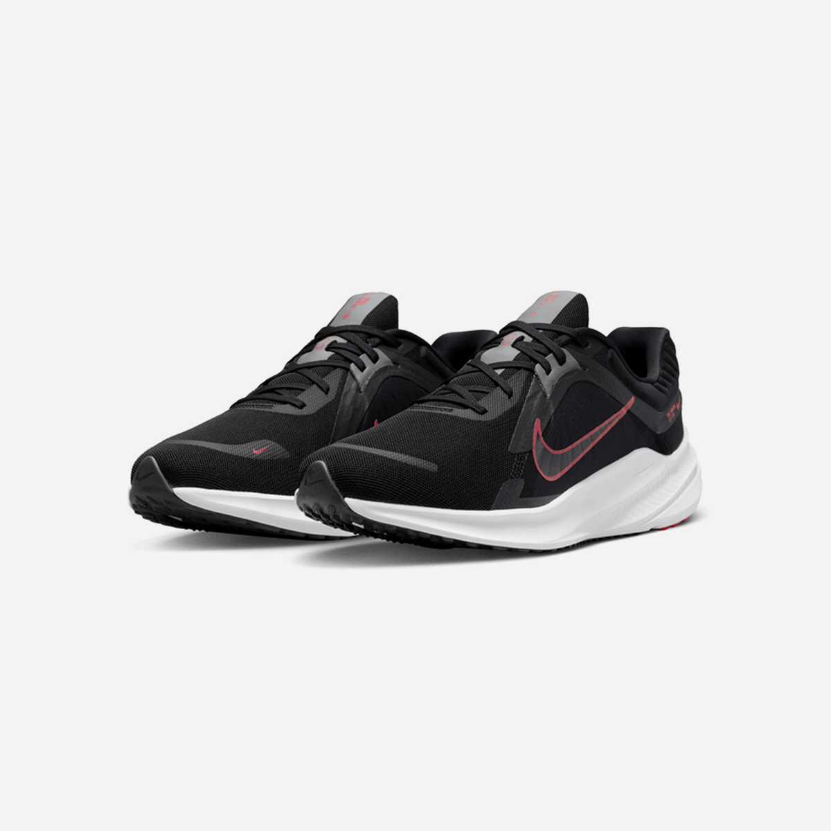 Nike Quest 5 Black Smoke Grey University Red