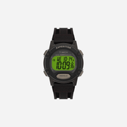 Timex Expedition Digital CAT5 Green Dial Black Brown Leather Strap Watch