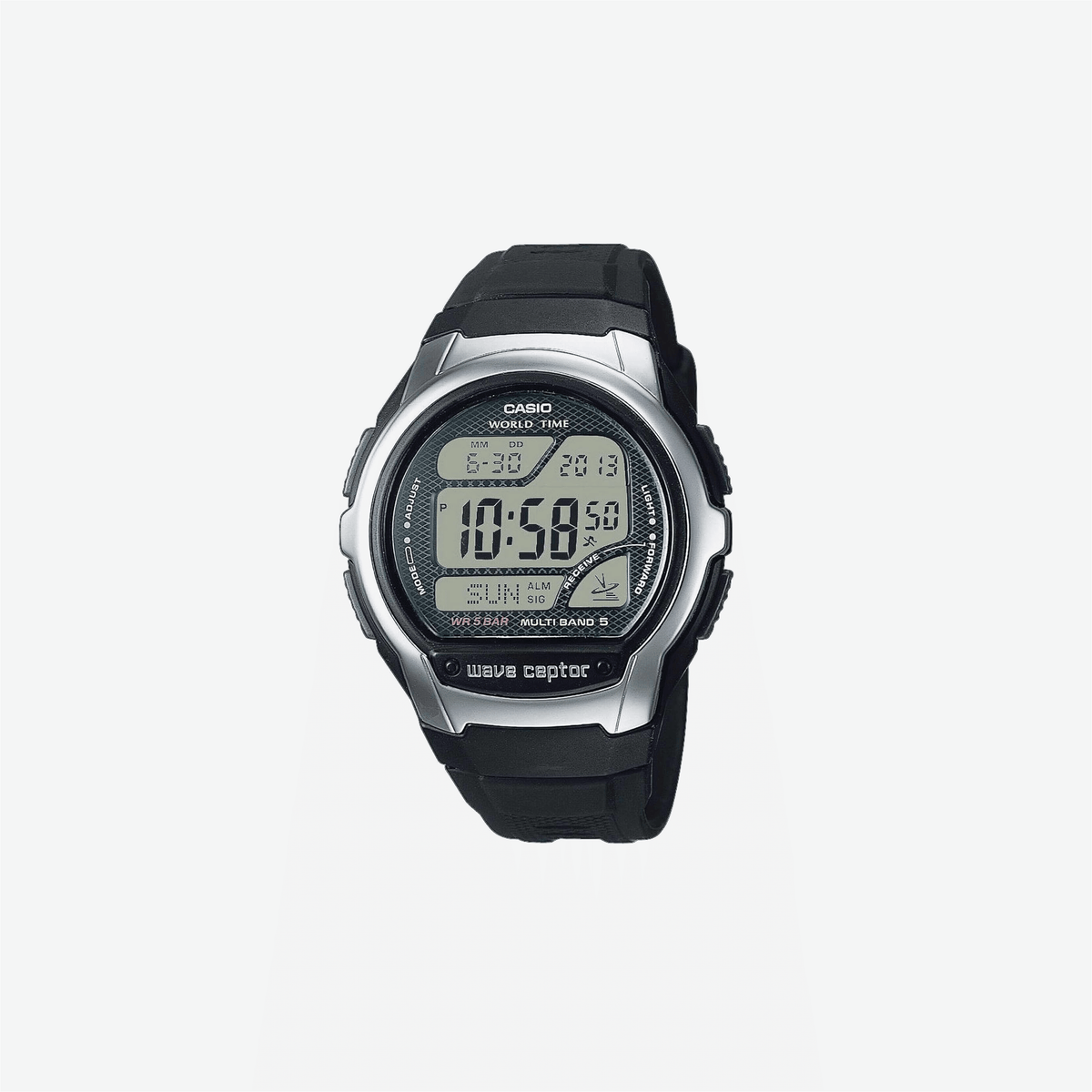 Casio WV-58R-1AEF Digital Quartz with Plastic Strap Black Watch